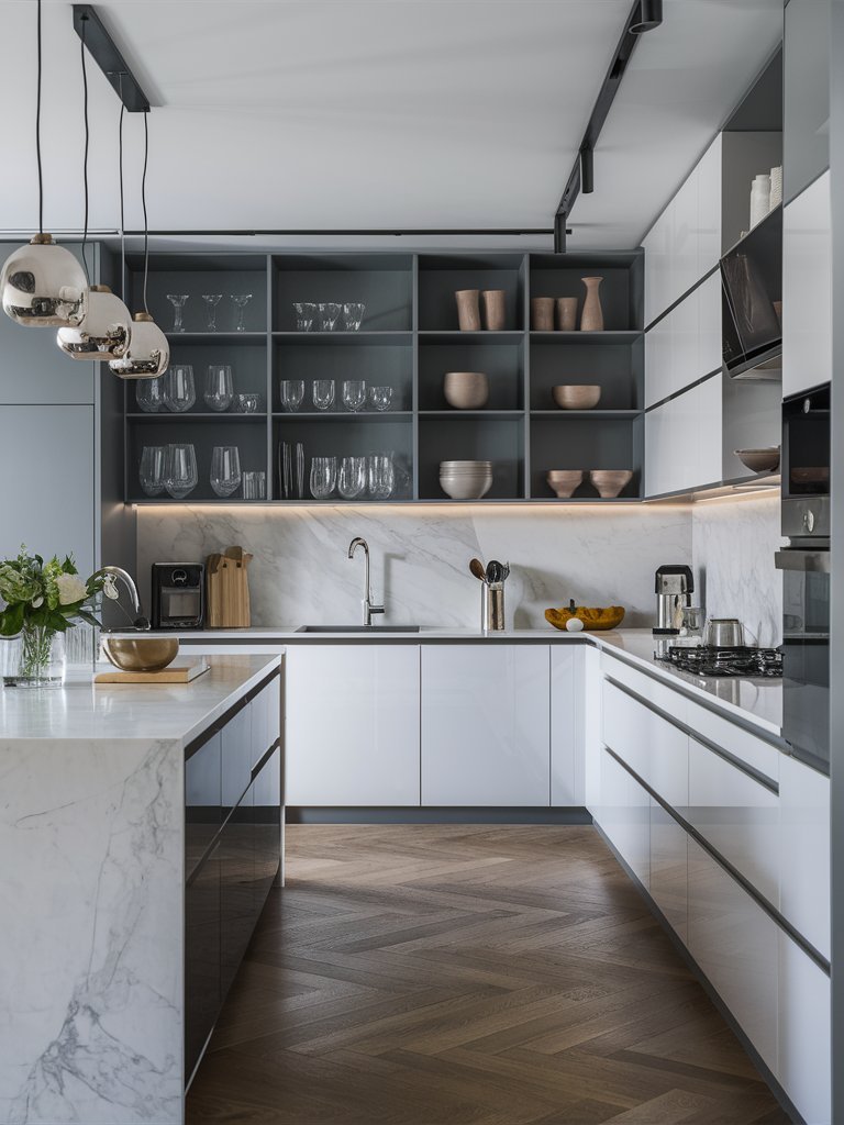 Open Shelving Kitchen