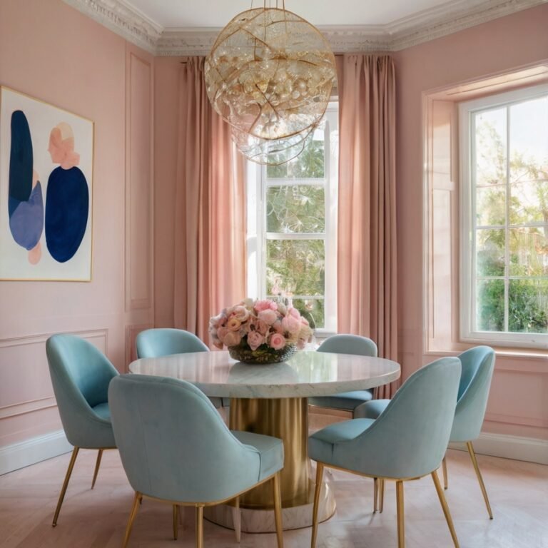 Pastel Dining Room