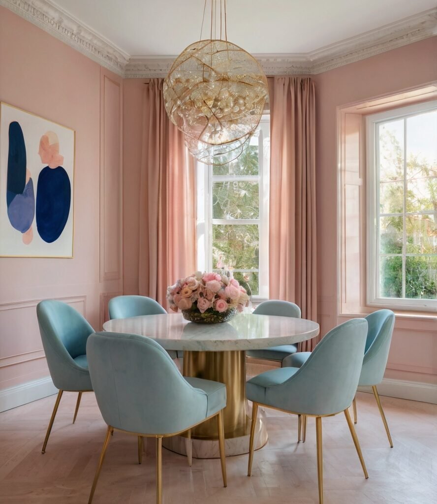 Pastel Dining Room