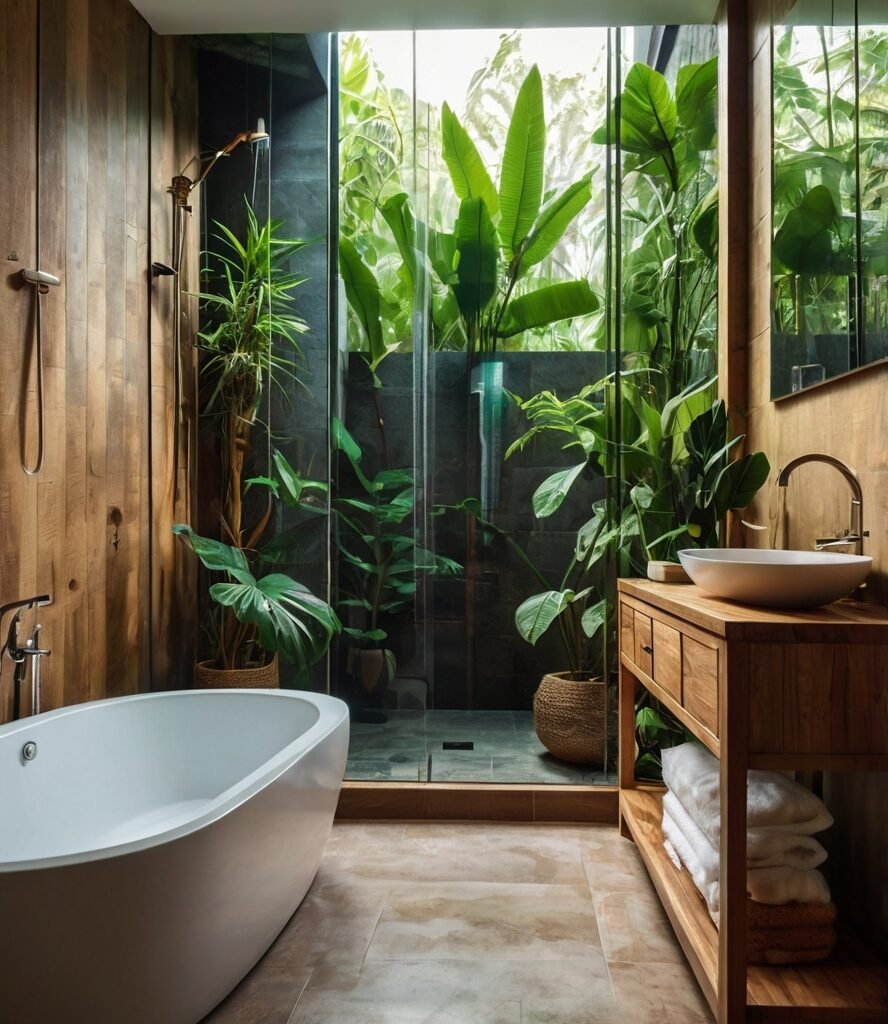 Tropical Bathroom