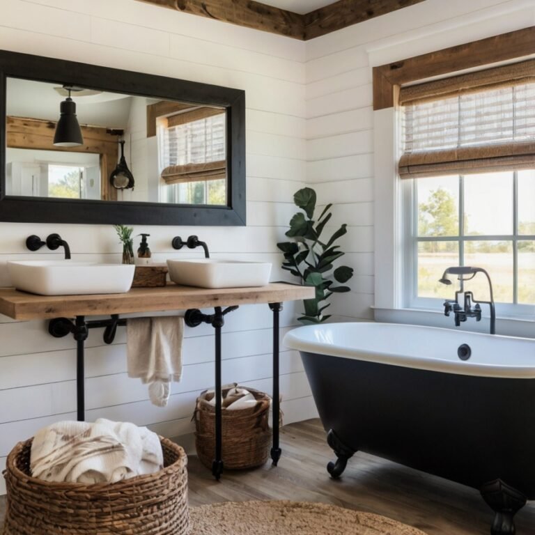 Modern Farmhouse Bathroom