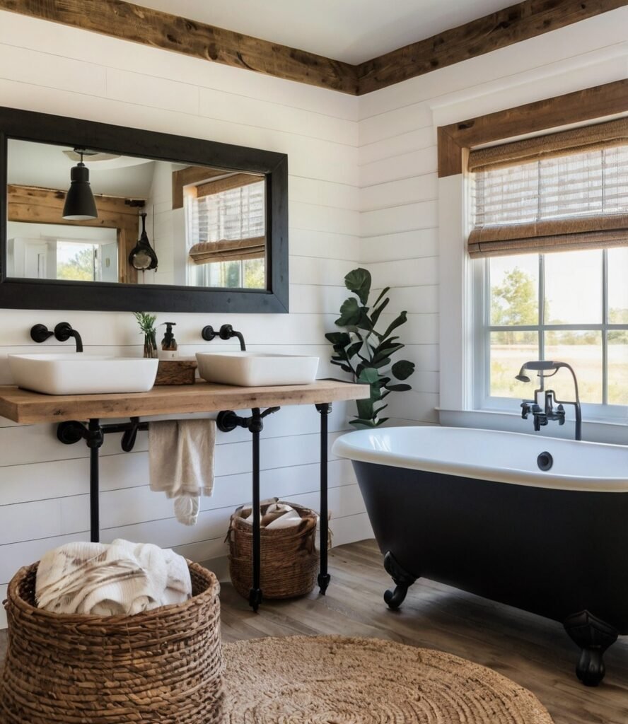 Modern Farmhouse Bathroom