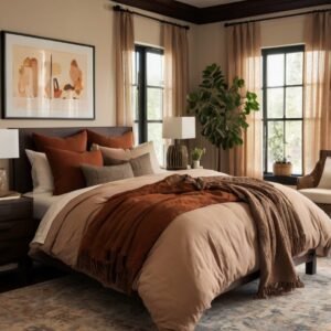 Earthy Tone Bedroom