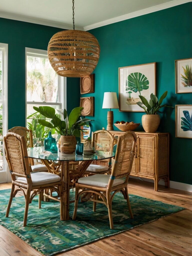 33 Tropical Dining Room Ideas to Bring a Taste of Paradise to Your Home ...