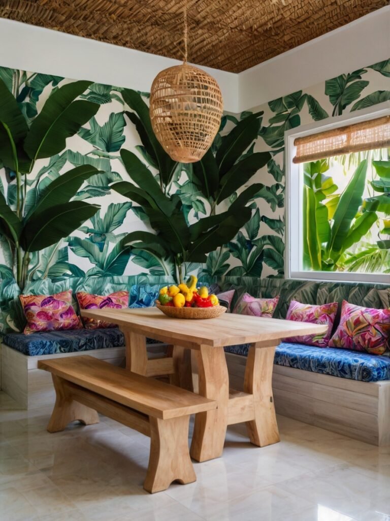 33 Tropical Dining Room Ideas to Bring a Taste of Paradise to Your Home ...