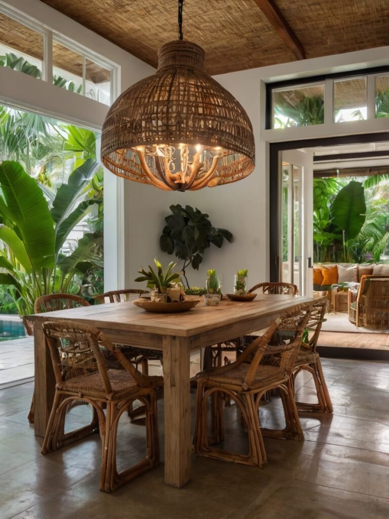 33 Tropical Dining Room Ideas to Bring a Taste of Paradise to Your Home ...