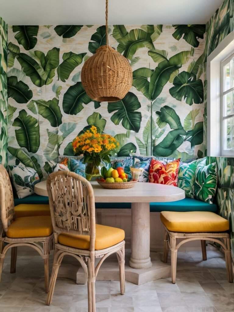 33 Tropical Dining Room Ideas to Bring a Taste of Paradise to Your Home ...