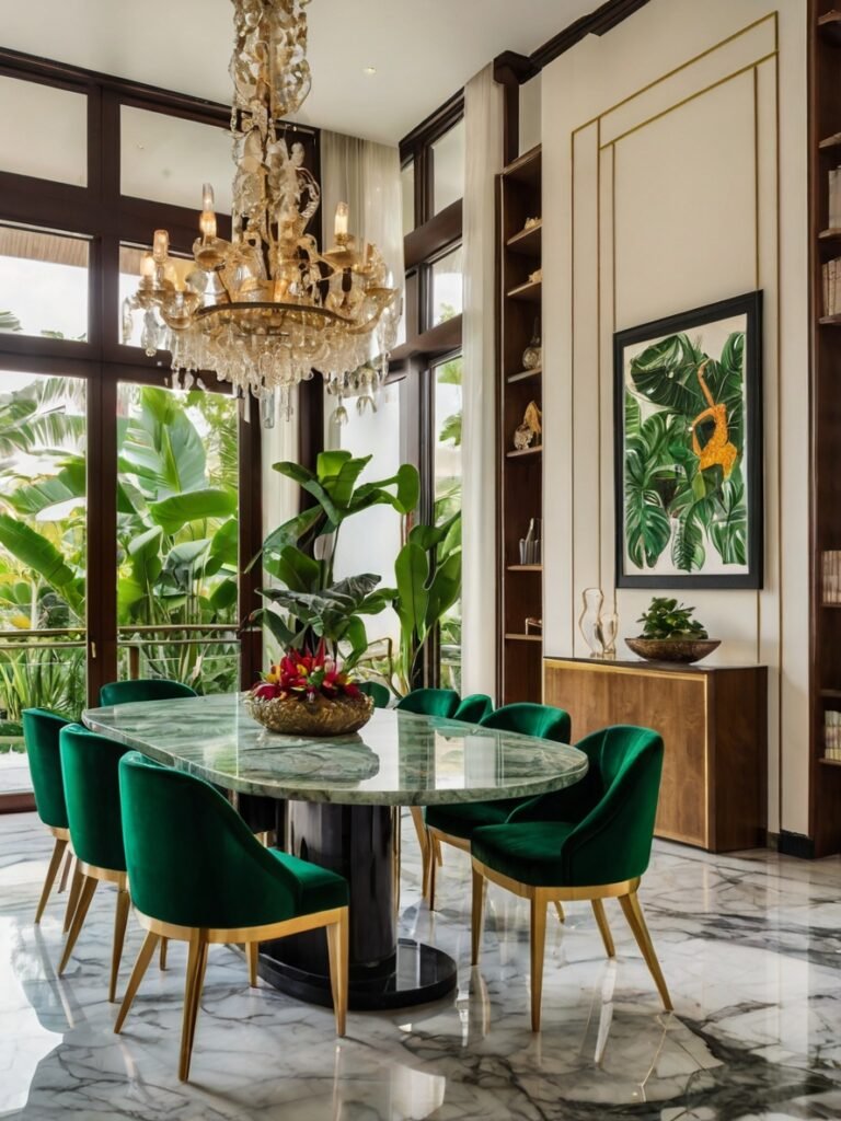 33 Tropical Dining Room Ideas to Bring a Taste of Paradise to Your Home ...