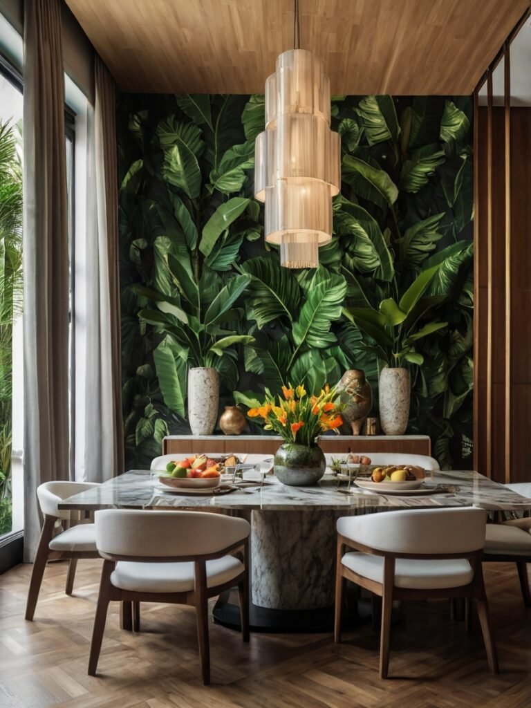 33 Tropical Dining Room Ideas to Bring a Taste of Paradise to Your Home ...