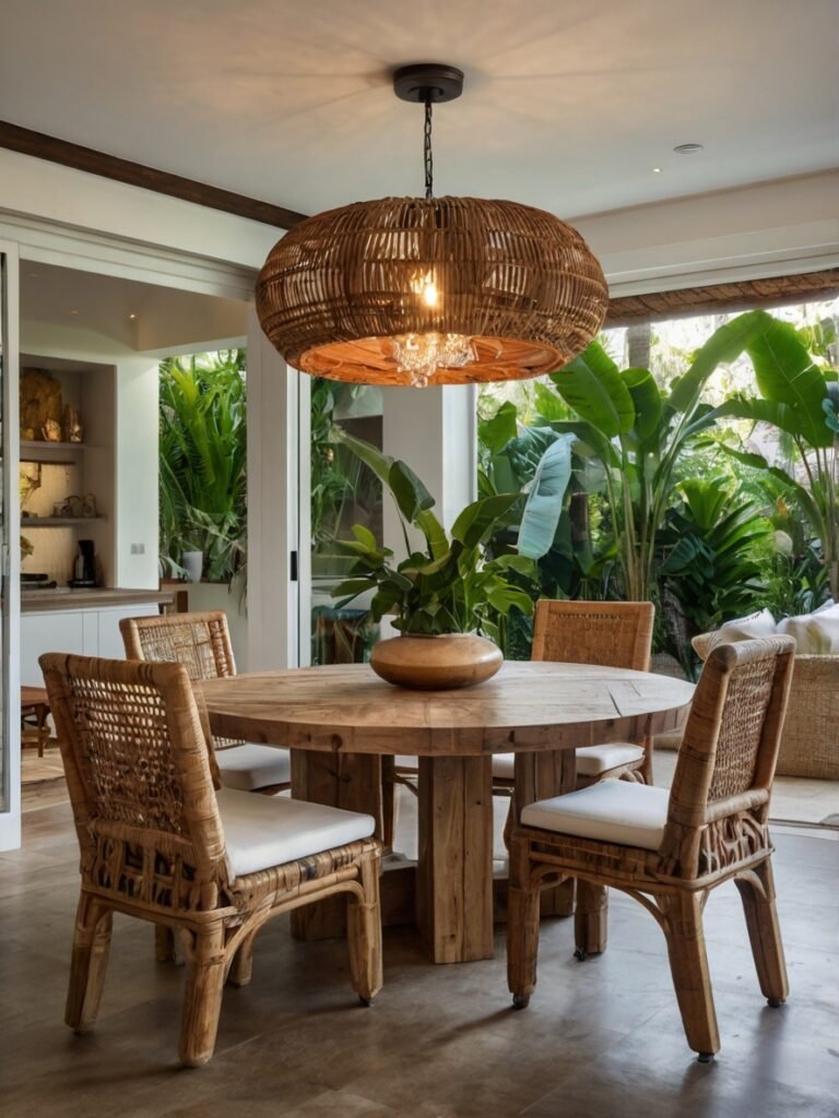 33 Tropical Dining Room Ideas to Bring a Taste of Paradise to Your Home ...