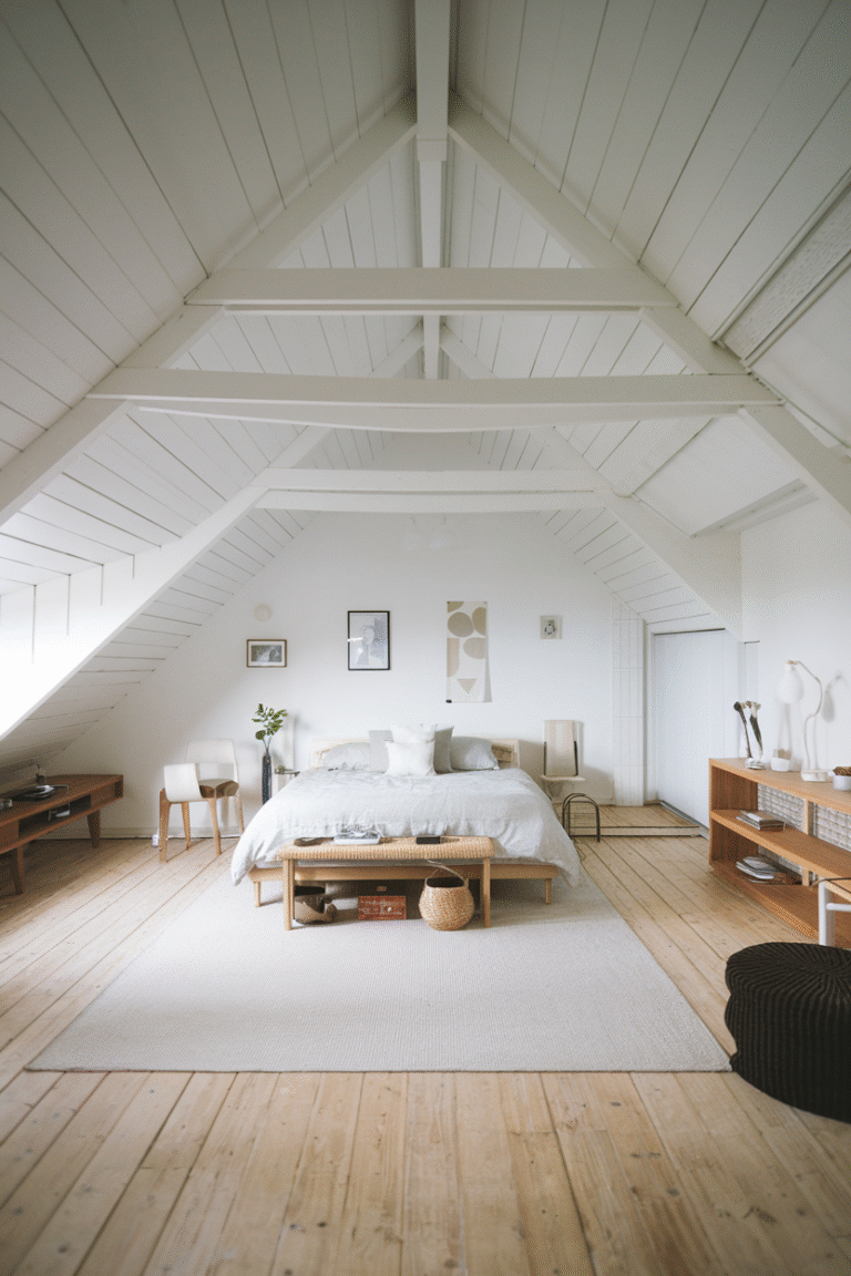 35 Sloped Ceiling Bedroom Styles That Feel Luxurious and Charming ...