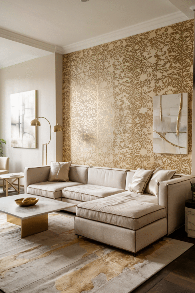 37 Dazzling Gold Living Room Designs for a Touch of Glamour – Saca Home