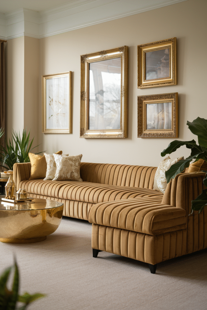 37 Dazzling Gold Living Room Designs for a Touch of Glamour – Saca Home
