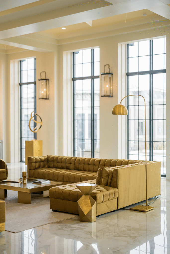 37 Dazzling Gold Living Room Designs for a Touch of Glamour – Saca Home