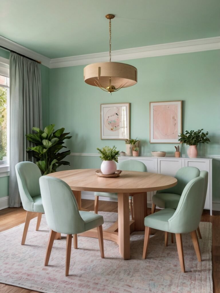 25 Pastel Dining Room Ideas That Bring Calm and Charm to Your Home ...