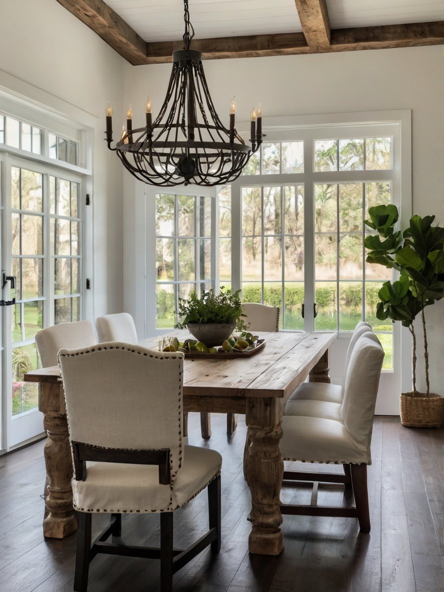 25 Modern Farmhouse Dining Room Ideas for a Cozy Yet Chic Look – Saca Home