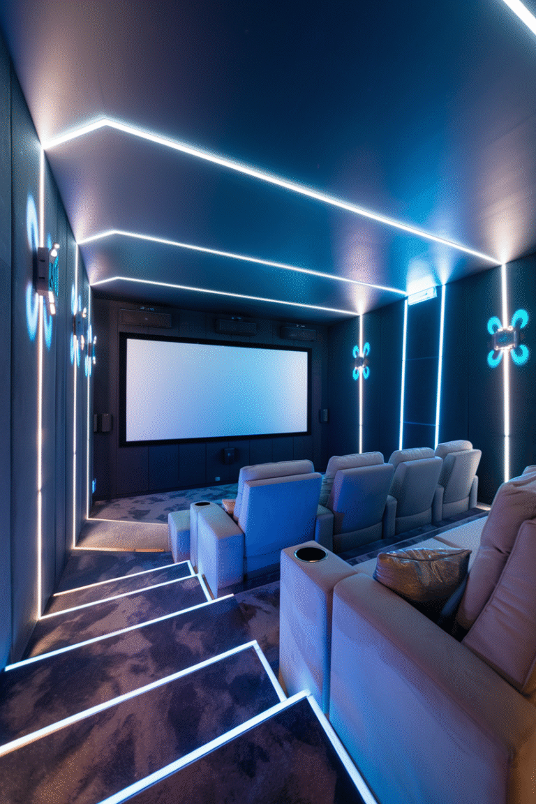 33 Modern Home Theater Ideas for a Cinematic Experience at Home – Saca Home