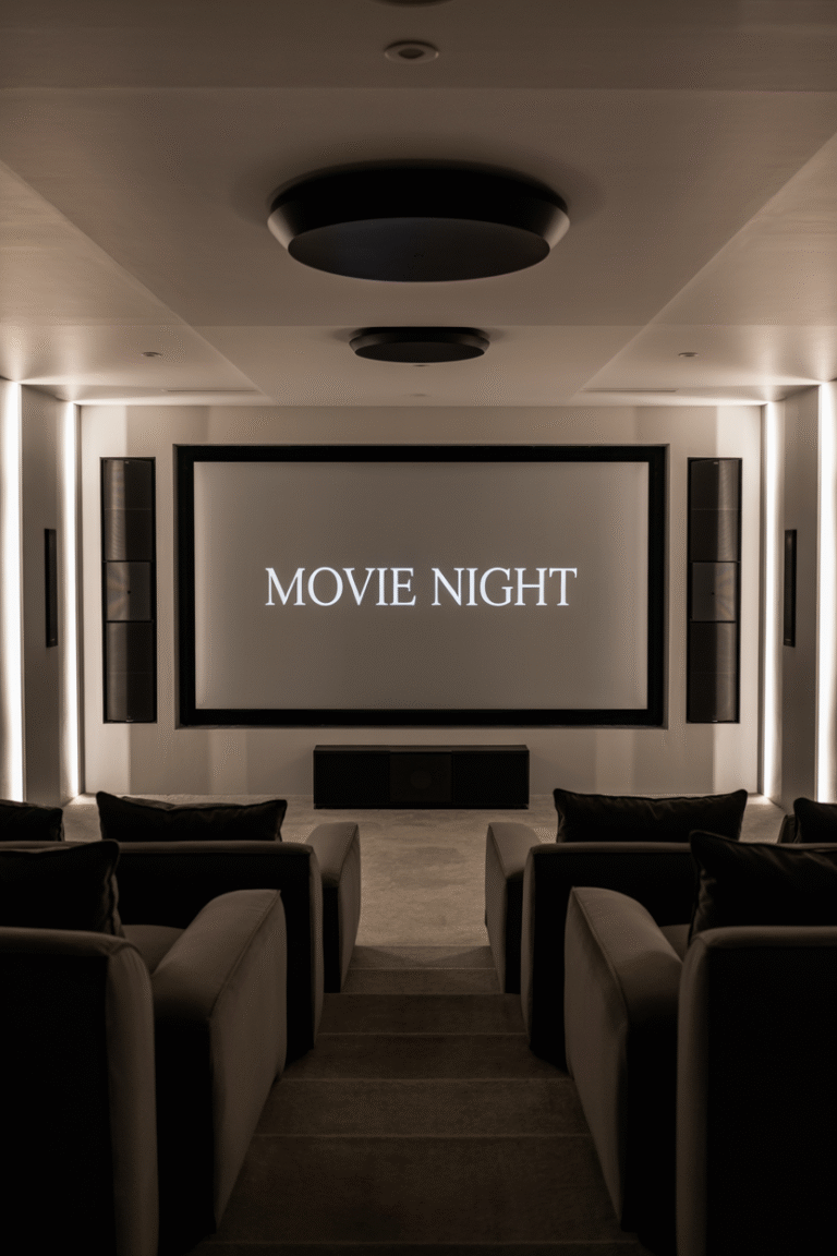 33 Modern Home Theater Ideas for a Cinematic Experience at Home – Saca Home