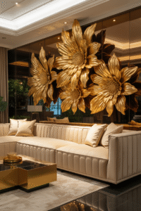 37 Dazzling Gold Living Room Designs for a Touch of Glamour – Saca Home