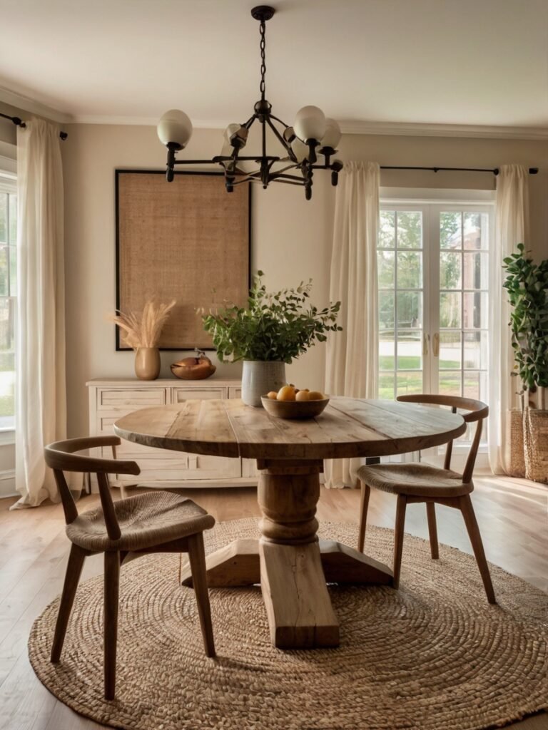 25 Modern Farmhouse Dining Room Ideas for a Cozy Yet Chic Look – Saca Home