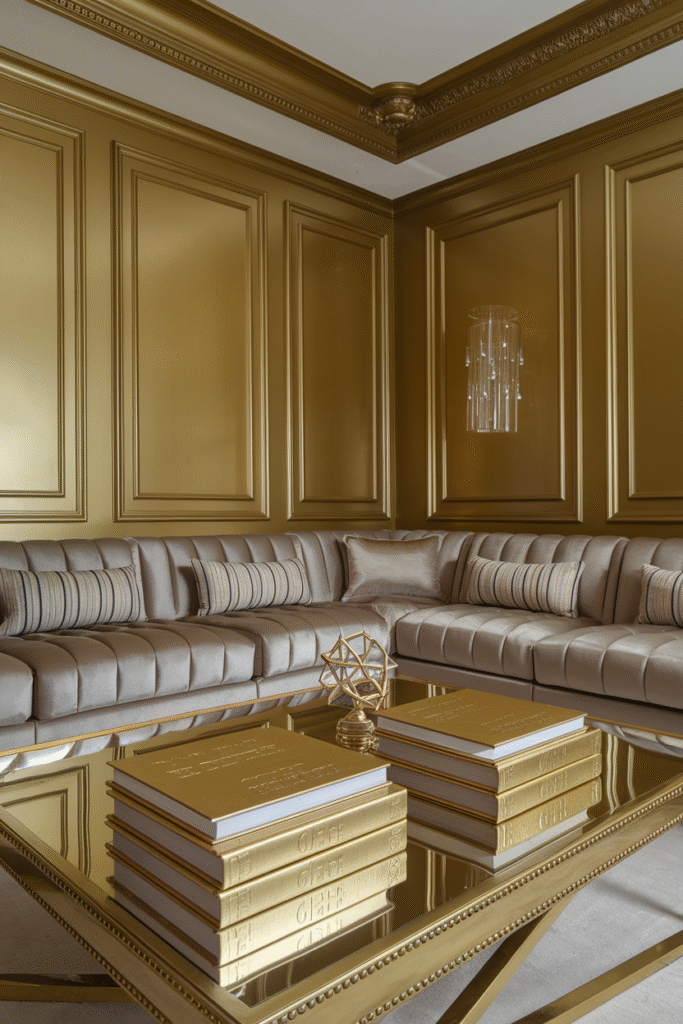 37 Dazzling Gold Living Room Designs for a Touch of Glamour – Saca Home