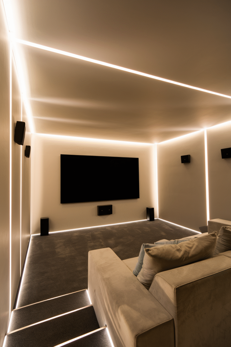 Image showcasing 33 Modern Home Theater Ideas for a Cinematic Experience at Home – Saca Home