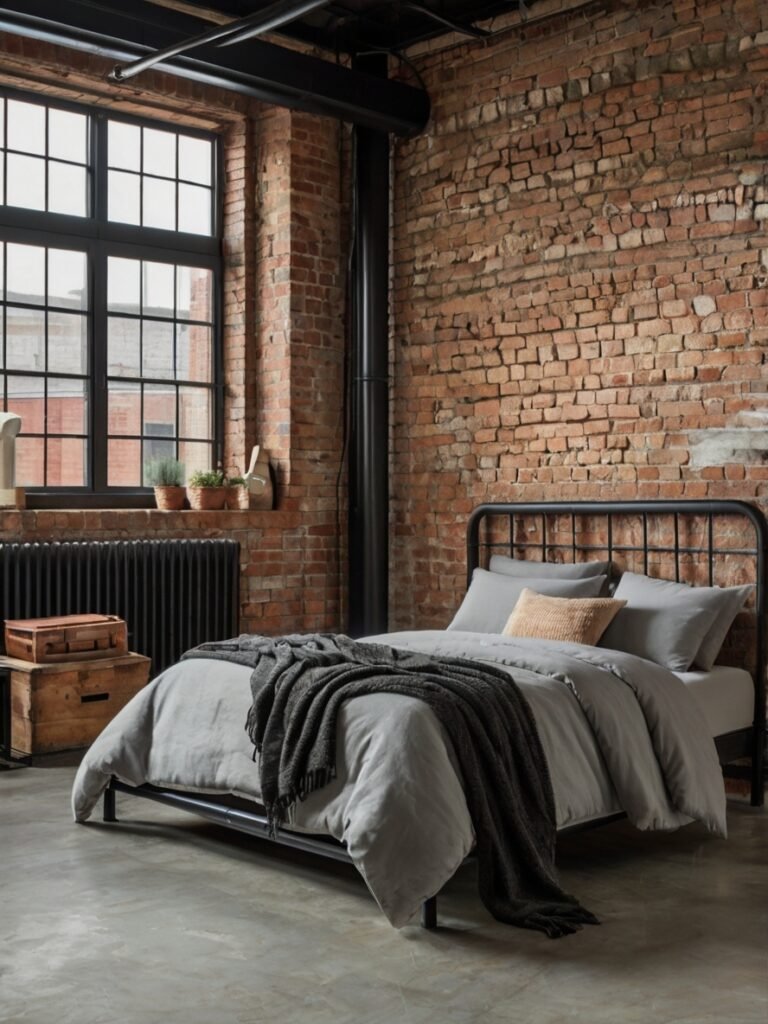 25 Industrial Bedroom Design Ideas for a Sleek Urban Look – Saca Home