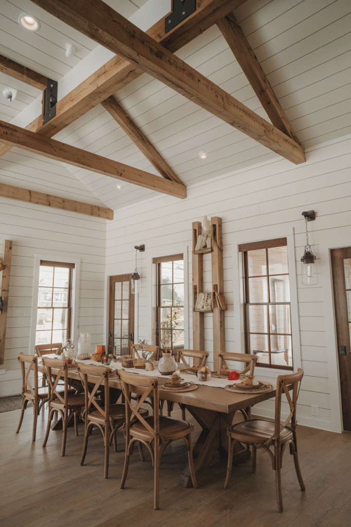 28 Timeless Shiplap Ceiling and Beam Designs for Rustic Interiors ...