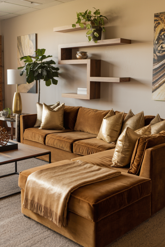 37 Dazzling Gold Living Room Designs for a Touch of Glamour – Saca Home