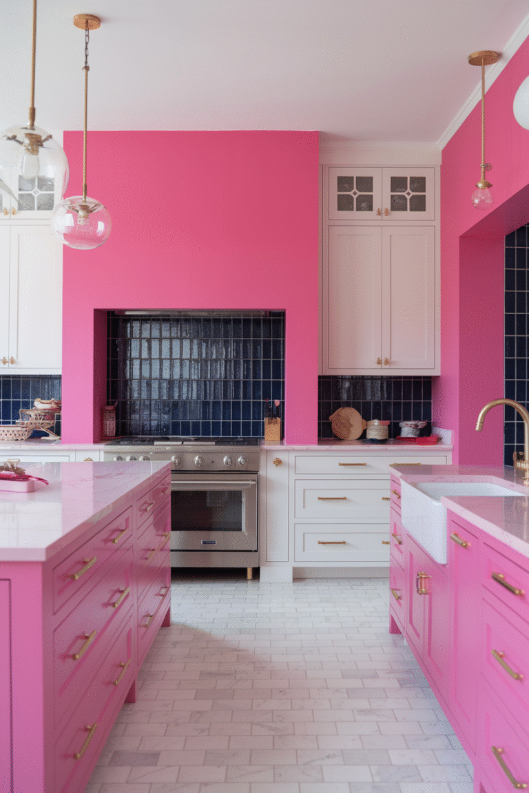 36 Pink Kitchen Inspirations for a Fun and Feminine Touch – Saca Home
