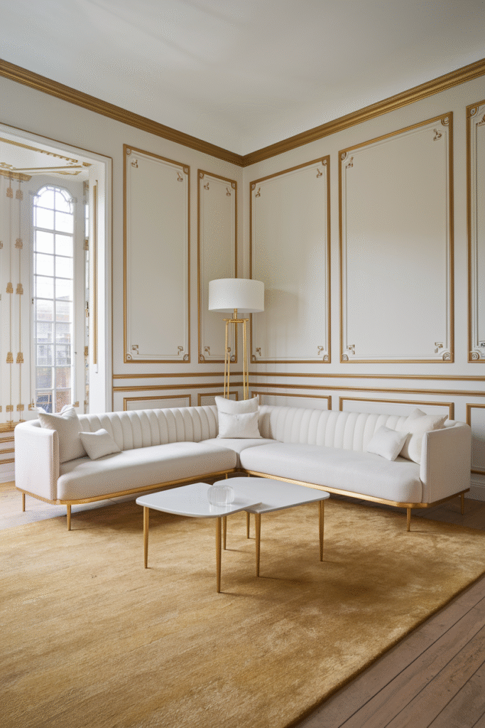 37 Dazzling Gold Living Room Designs for a Touch of Glamour – Saca Home