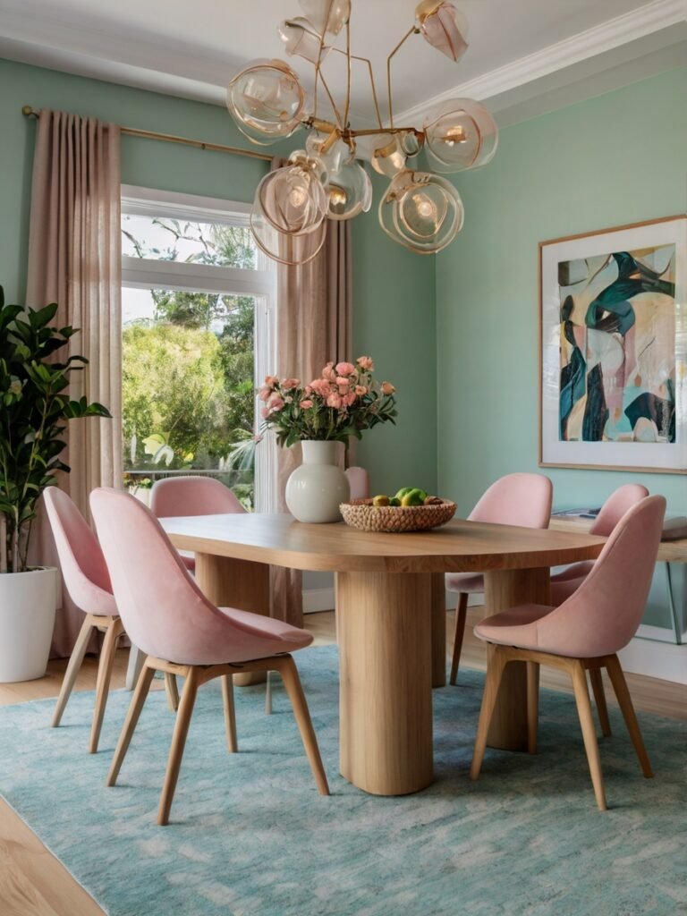 25 Pastel Dining Room Ideas That Bring Calm and Charm to Your Home ...