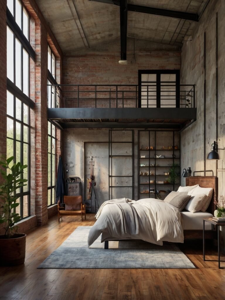 25 Industrial Bedroom Design Ideas for a Sleek Urban Look – Saca Home