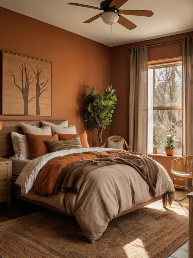 24 Warm and Natural Bedroom Designs with Earthy Tones – Saca Home