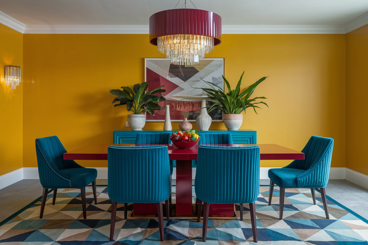 Colorful Dining Room