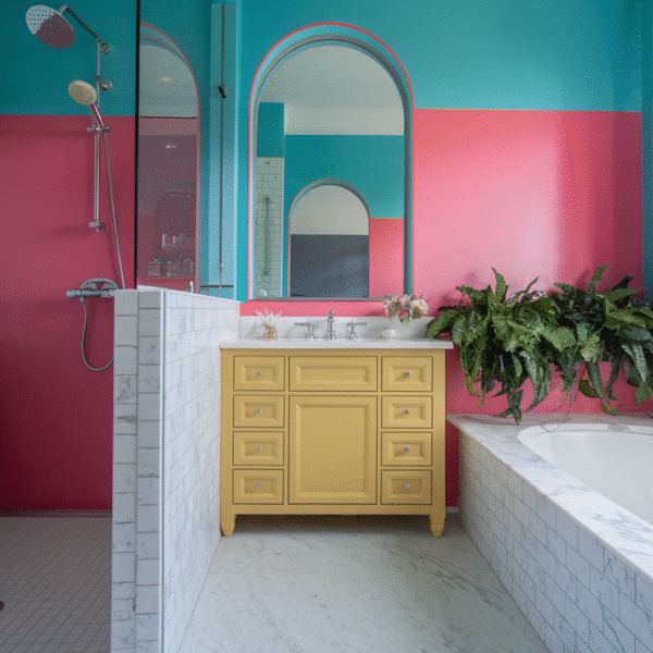 23 Mood-Boosting Dopamine Bathroom Inspirations for…