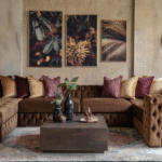 Earth-Tone Living Room