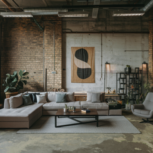31 Stylish Industrial Living Room Designs&hellip;
