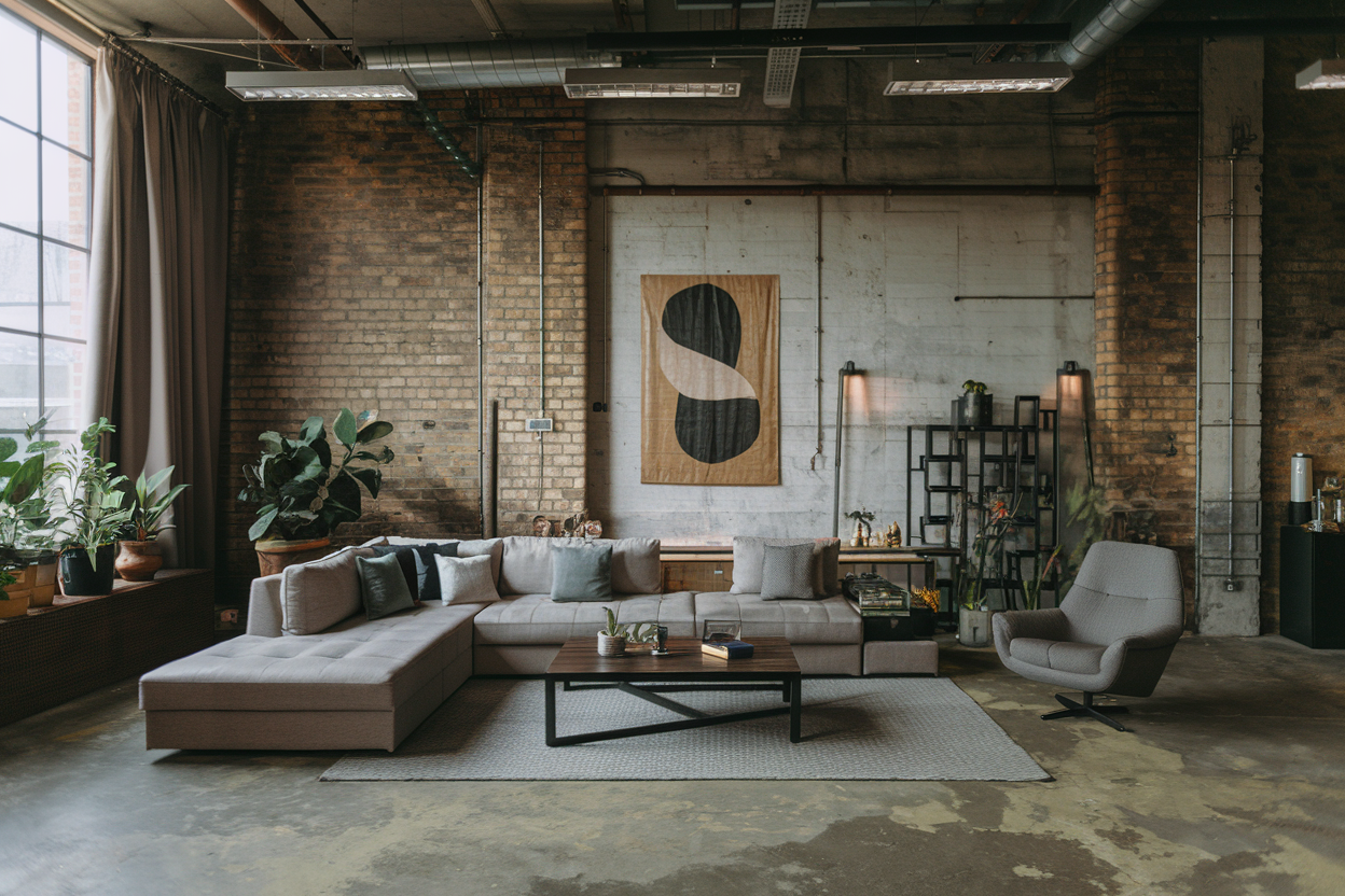 Industrial Living Room