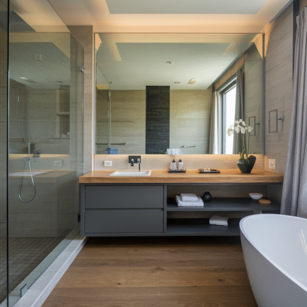 28 Modern Bathroom Designs for a…