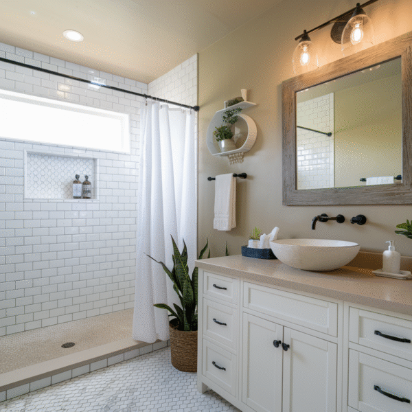 31 Timeless Modern Farmhouse Bathroom Designs…