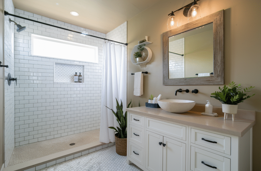 Modern Farmhouse Bathroom