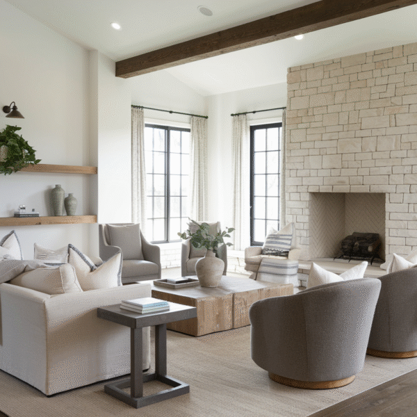 29 Modern Farmhouse Living Room Inspirations…