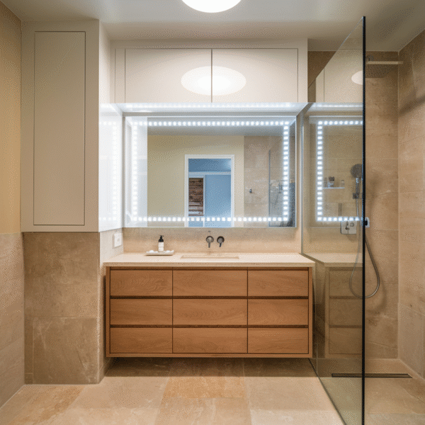 30 Neutral Bathrooms That Feel Like&hellip;