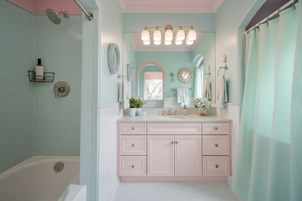 Pastel Bathroom
