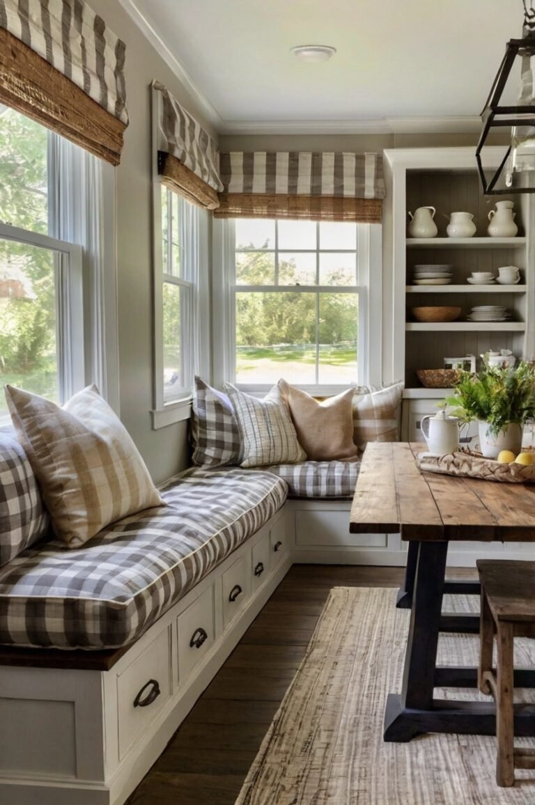35 Farmhouse Breakfast Nook Ideas That Turn Every Morning into Comfort ...