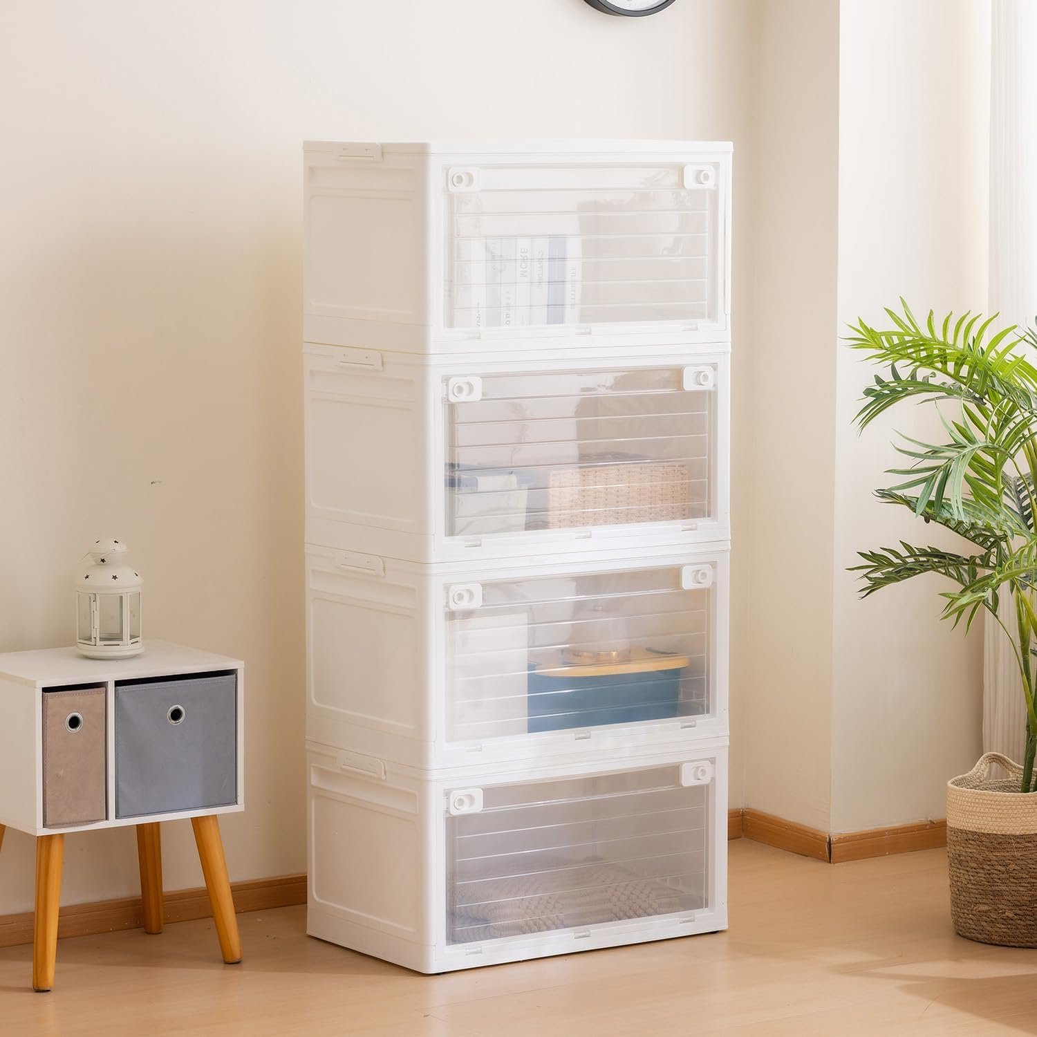 Stackable Plastic Storage Bin