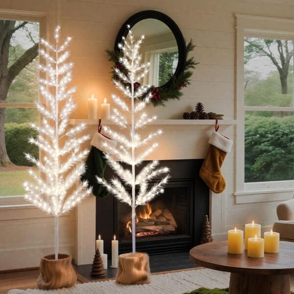 Lightshare 6FT Feather Lighted Trees: Elegant&hellip;
