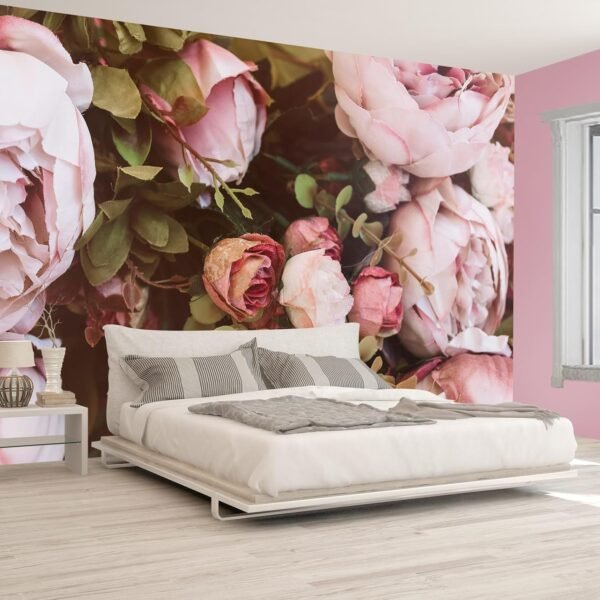 Pink Peony Wall Mural : A&hellip;