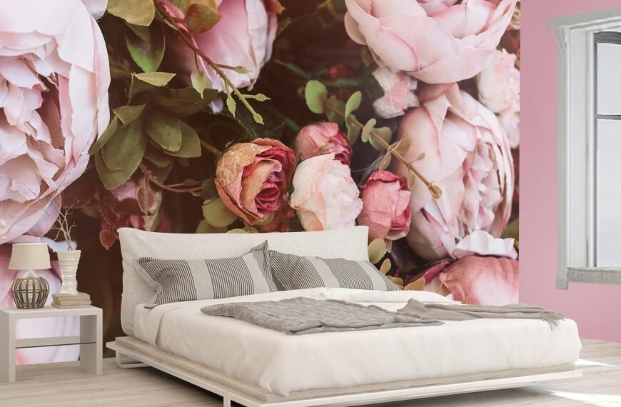 Pink Peony Wall Mural